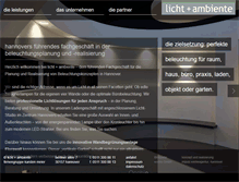 Tablet Screenshot of licht-ambiente.net